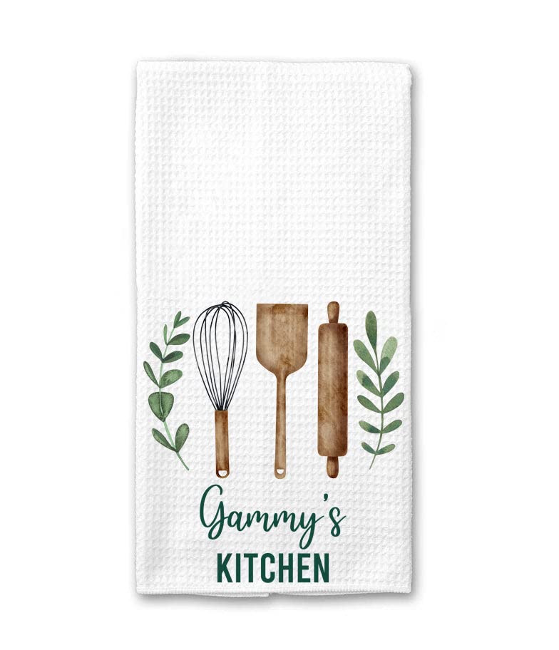 DiandDesignGift Gammy's Tea Towel - Soft and Absorbent Kitchen Decor - Birthday Gift