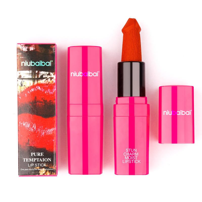 Women’s Funny Lipstick Gag Gift Mushroom Design – White Elephant Parties, Secret Santa & Birthday Surprises - Novelty gift perfect for birthdays, Valentine’s Day, Christmas & parties (Faded)