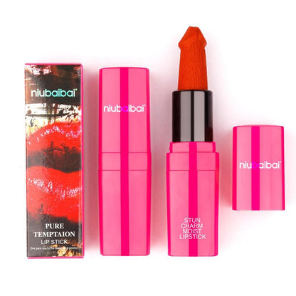 Women’s Funny Lipstick Gag Gift Mushroom Design – White Elephant Parties, Secret Santa & Birthday Surprises - Novelty gift perfect for birthdays, Valentine’s Day, Christmas & parties (Faded)