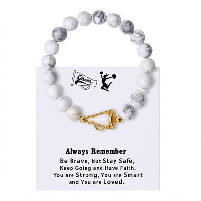 Cheer Bracelet Cheerleading Charm Bracelets for Women Coach Mom Cheer Team Cheerleader Gift Cheerleading Accessories Stuff