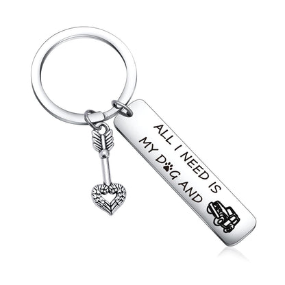 Wrangler SUV Lover Gift Keychain - Dog Mom SUV Keychain