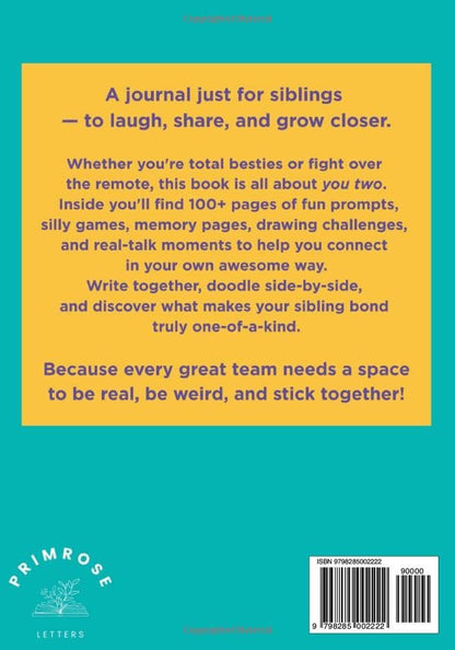 Us Against The World: A Fun Journal for Siblings to Laugh, Share, and Stick Together