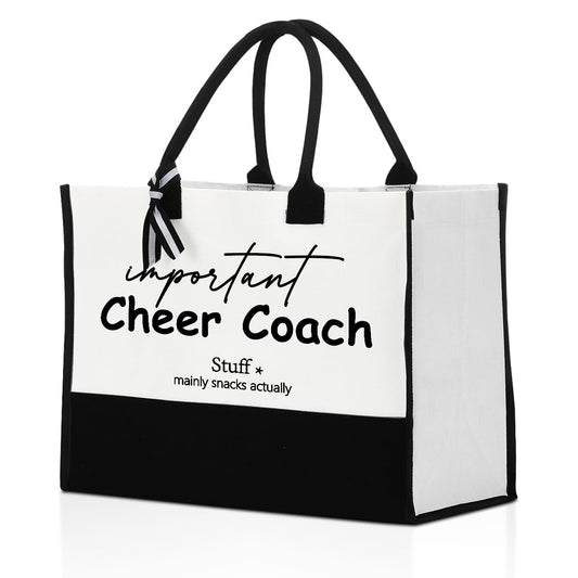 Professional Title Tote Bags for Women Important Stuff Tote Bag for Work Office Commuting