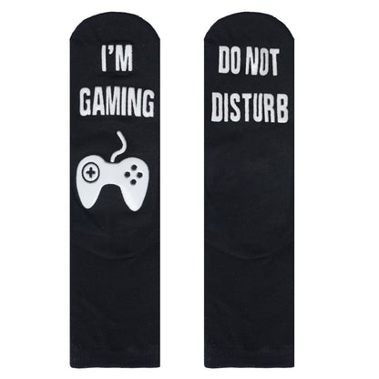NDLBS Funny Christmas Gifts Novelty Gaming Socks Christmas Stocking Stuffers for Men Teens Boys Kids Him Adult Xmas Gifts