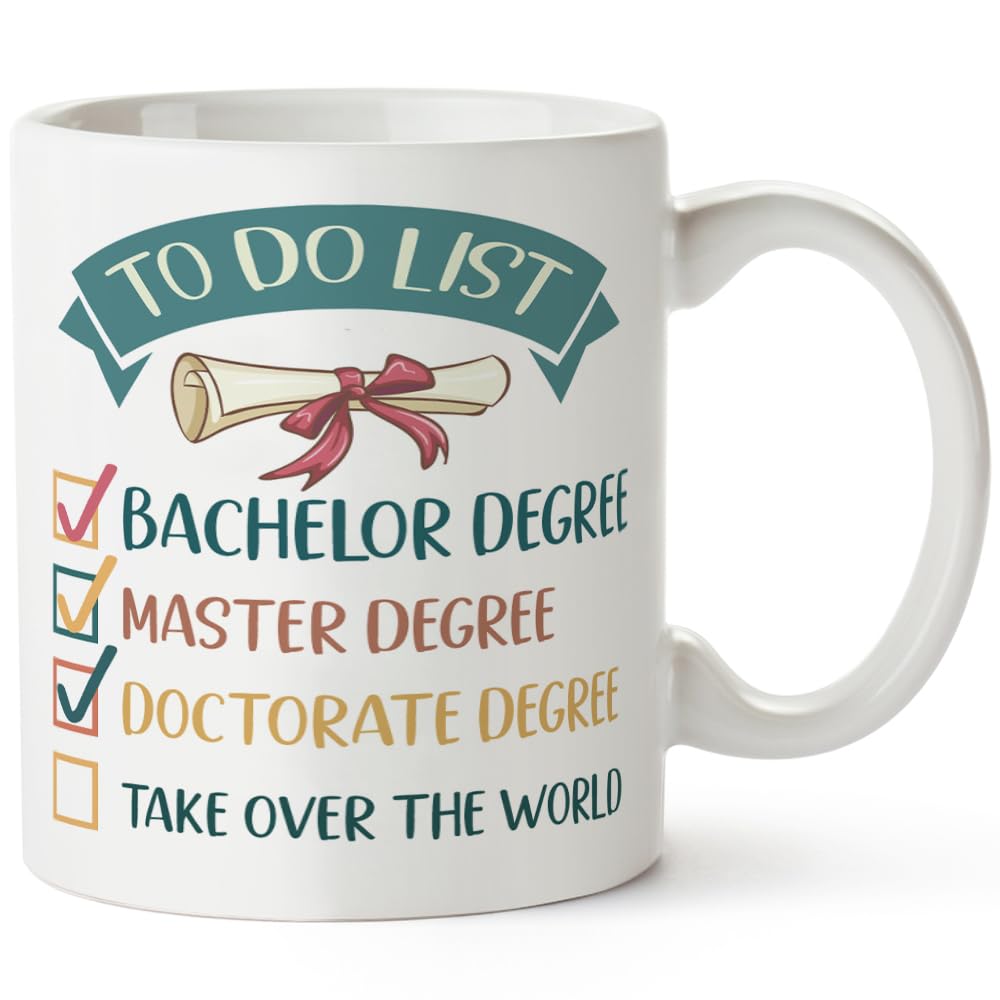 PhD Mug, Doctor Graduation Gifts, Doctorate Degree New Phd Tea Cup 11OZ