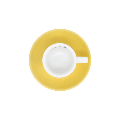 Pavilion Gift Company - Ciao Bella - 2.5 oz Stoneware Espresso Cup Saucer Mediterranean Summer Vibrant Drinkware