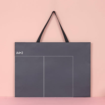 6pcs 21.7x6.1x15.7 (4) Extra Large Size Gift Bags with Cotton Handles, Thick, Sturdy, Giant, Jumbo Paper Bags for Wedding, Birthday, Party