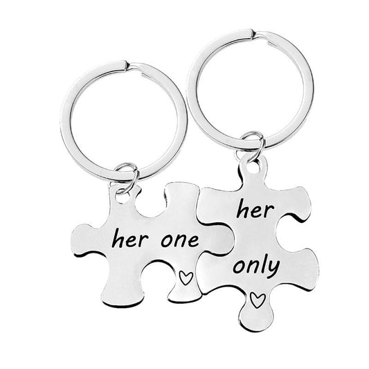 LGBT Lesbian Gifts for Girlfriend Wife Her One Her Only Keychain for Lesbian Couple Christmas Birthday Gift for Lesbian LGBT Wedding Valentines Day Gifts for Her Women