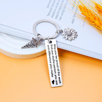 Med School Gifts Doctor Medical Students Gifts Keychain - Key Chains for Future New Doctors, Women Men Doctor's Gift, Md Med Student