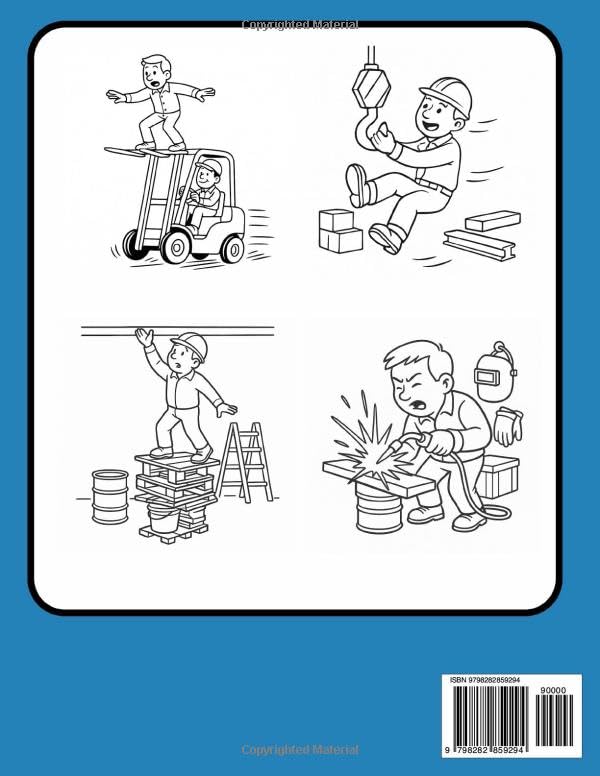 OSHA Violations Coloring Book: Color Outside the Safety Lines (The Hazardous Coloring Series)