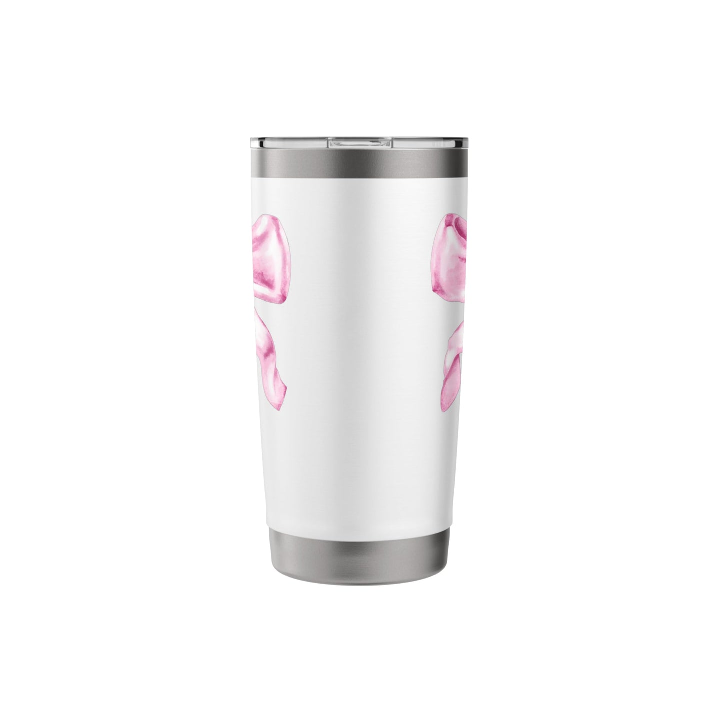 Coca-Cola Diet Coke With Cute Pink Ribbon Vintage Stainless Steel Insulated Tumbler