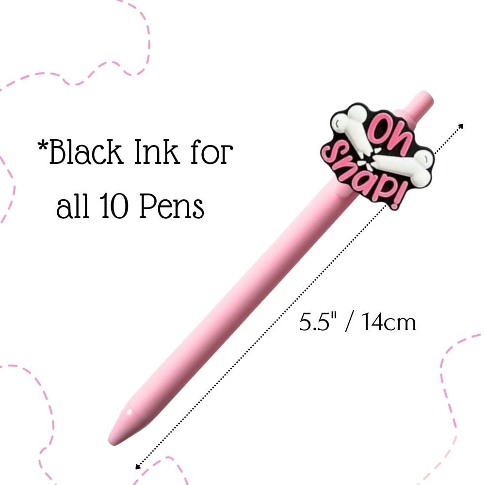 6PC Physical Therapy Pens PT Physio Therapist Student Doctor Occupational OT Workers Education Essentials Must Haves Fun Best Rehab Team Month Decoration Office Supplies Accessories Gift Ideas
