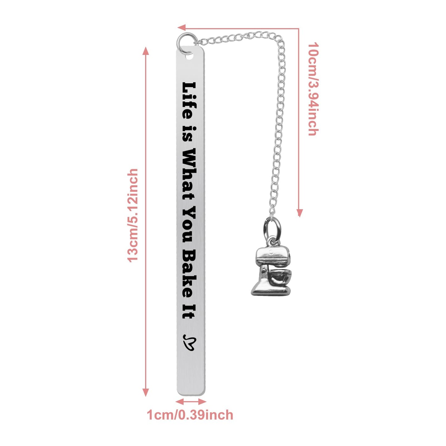 Baker Gift Bookmark for Baking Lover, Culinary Student, Pastry Chef - Bake Gifts for Women, Culinary School Graduation