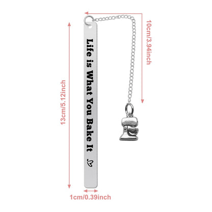Baker Gift Bookmark for Baking Lover, Culinary Student, Pastry Chef - Bake Gifts for Women, Culinary School Graduation