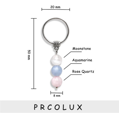 PRCOLUX Happy Birthday Gifts for Women Friend Sister Mom Daughter, 13 16 21 30 40 50 60 70th Birthday Gifts Crystal Keychain