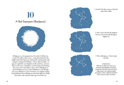 50 Things to See in the Sky: (illustrated beginner's guide to stargazing with step by step instructions and diagrams, glow in the dark cover) (Explore More)