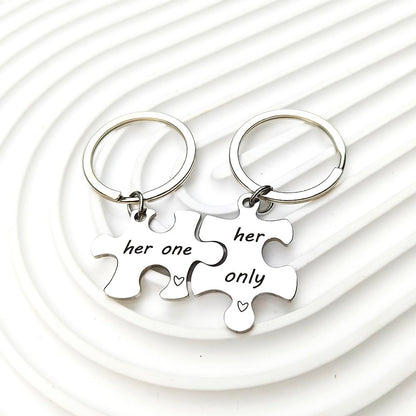 LGBT Lesbian Gifts for Girlfriend Wife Her One Her Only Keychain for Lesbian Couple Christmas Birthday Gift for Lesbian LGBT Wedding Valentines Day Gifts for Her Women