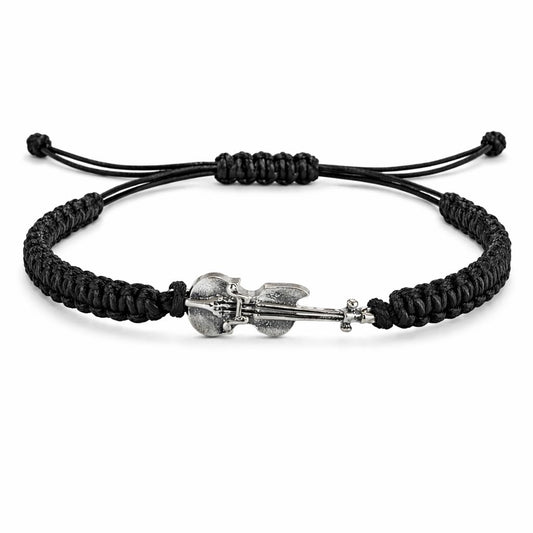Black Violin Charm Bracelet,Music Jewelry,Violin Accessories,Music Charm Bracelets for Teen Women,Violin Gifts,Country Woman Gifts