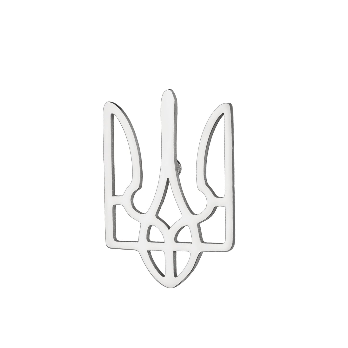 Dreamtimes Ukrainian Symbol Brooch pins Ukrainian Coat of Arms Lapel Pin for Men Women Ukraine Trident Inspired Jewelry Ukraine Remembrance Pin Patriotic Gift