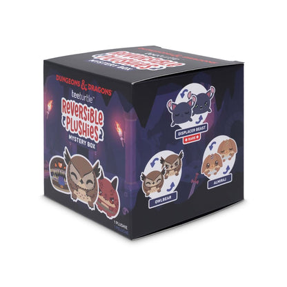 TeeTurtle Dungeons and Dragons Series Reversible Plushie Mystery Box - 3-Inch Mini Two-Sided Blind Box Plush with Embroidered Details - Cute Collectible Surprise Toy for Kids, Teens, and Adults