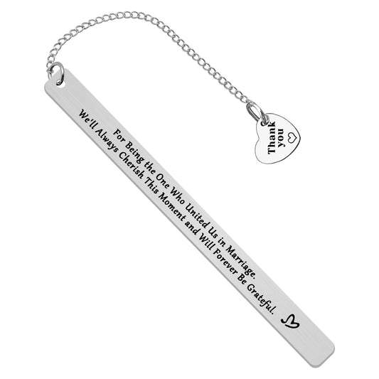 Wedding Officiant Gifts Bookmark Thank You Gifts for Wedding Guest Wedding Planner Gifts Wedding Officiant Appreciation Gifts Wedding Coordinator Gift Bridal Party Gift