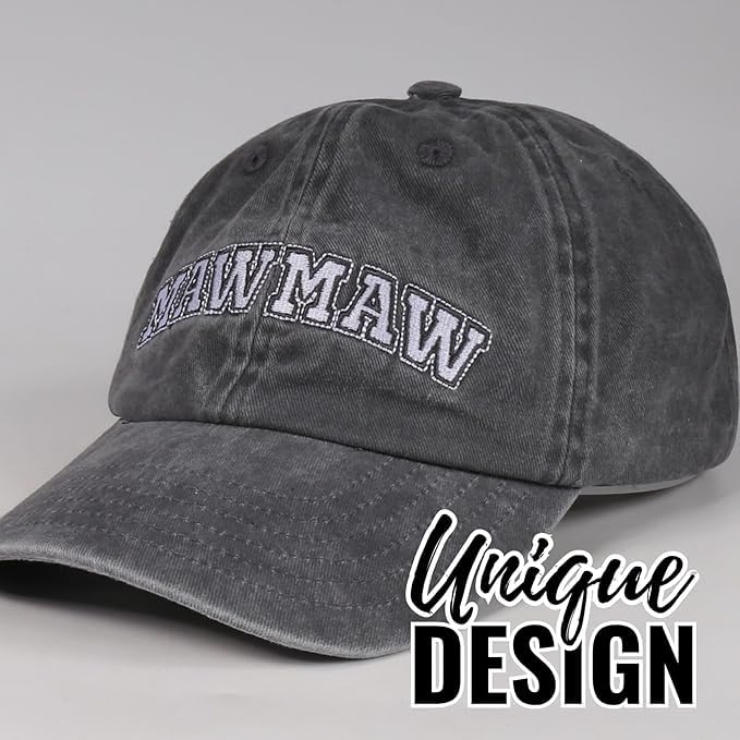 InnoBeta Mawmaw Gifts Cap for Grandma, Funny Adjustable Embroidered Hat for Birthday, Mother’s Day