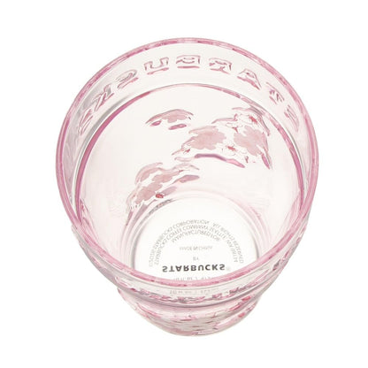 Starbucks SAKURA 2026 Glass Tumbler, Pink, 473ml, with Straw