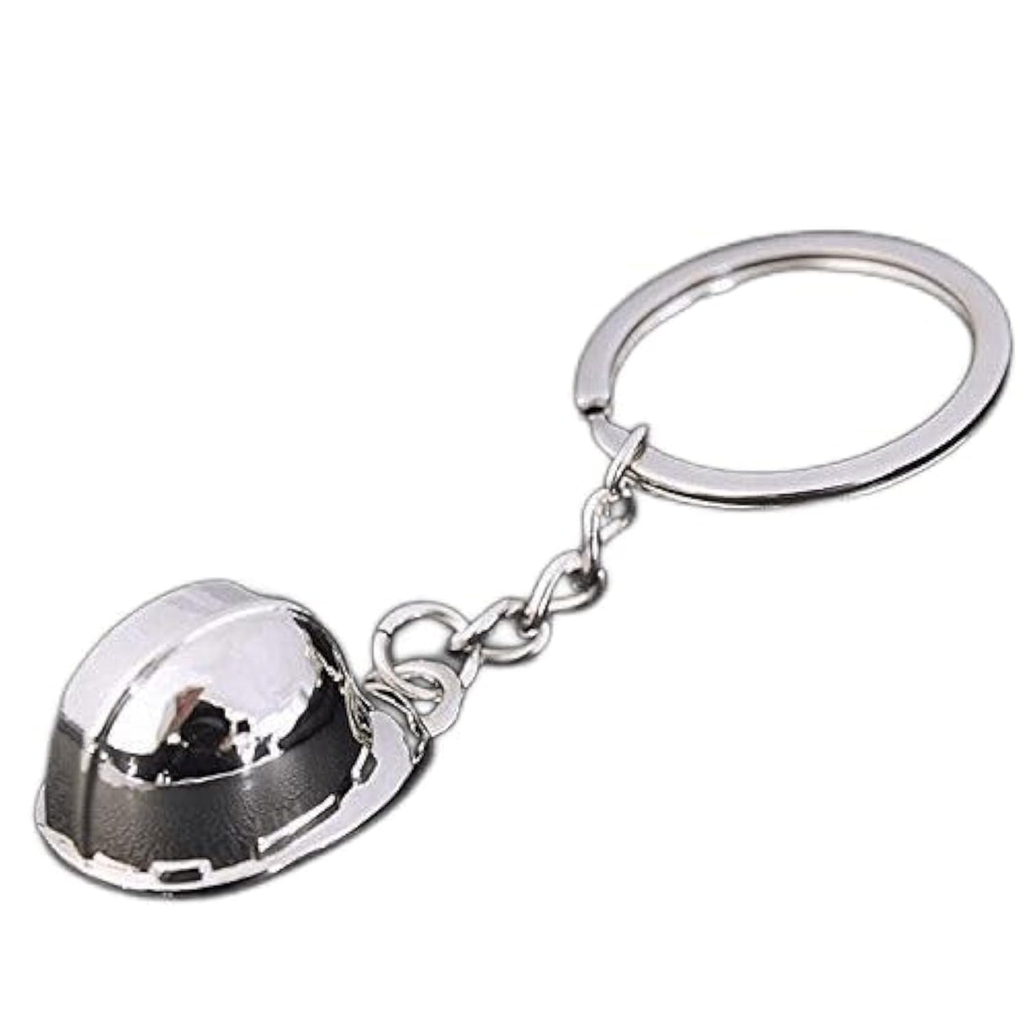 RDD 3D Metal Hard Hat Helmet Builder Construction Safety Hat Keychain Novelty