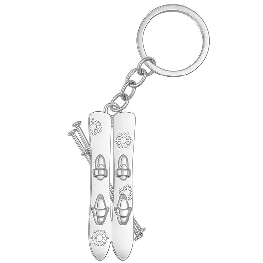 Cute Keychain-Ski Boot Keychains for Men and Women,Funny Key chains Gifts for Skiing Enthusiasts and Outdoor Adventure