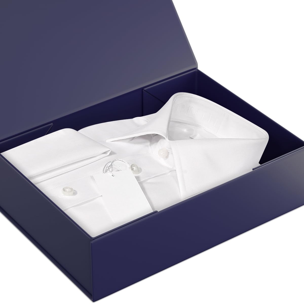ROSTELACK Blue Gift Box 11.9" x 8.5" x 3.3" with Magnetic Closure Lid Boex for Presents,Bridesmaid Gifts Box,Cute Box,Birthday Boxs,Luxury for Gift Packaging, Magnetic Gifts Boxe for Wrapping