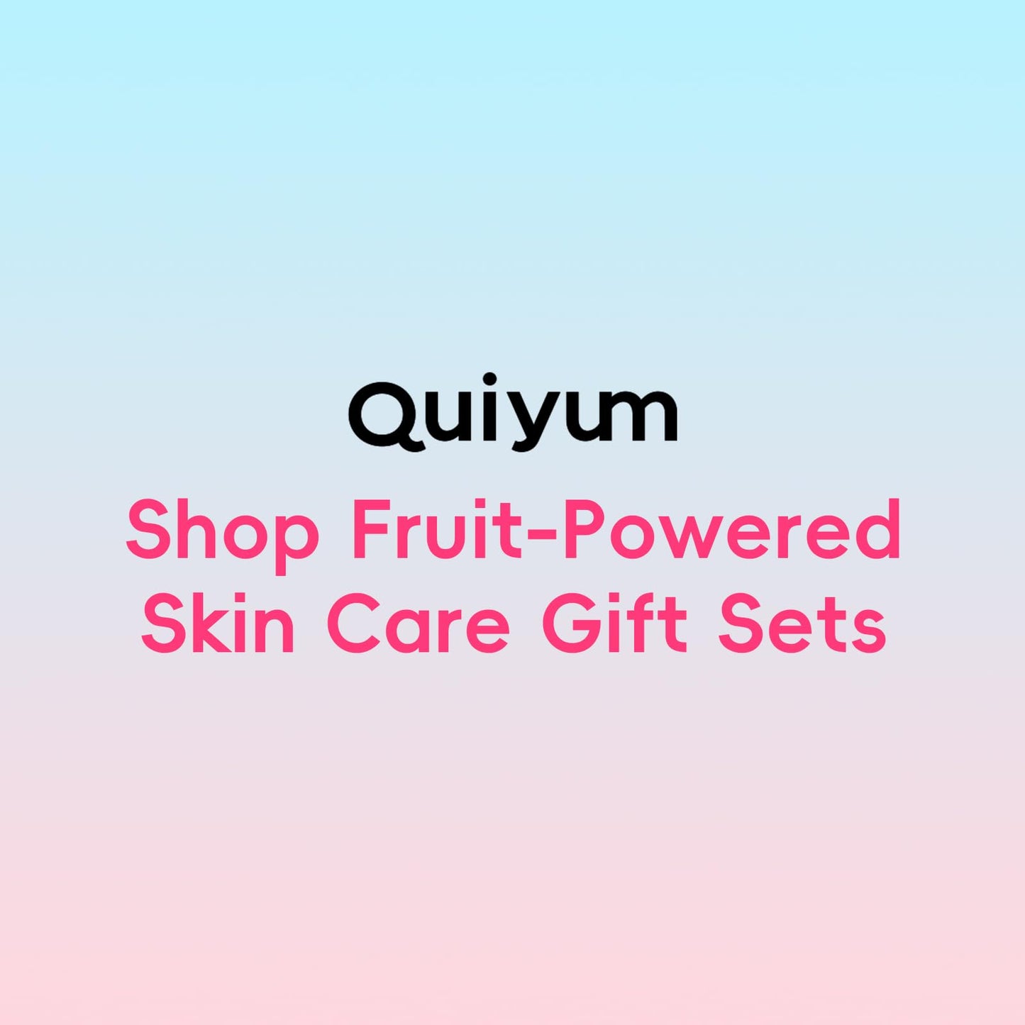 QUIYUM Fruit Skincare Gift Set - 10-in-1 Glow Routine + Cute Accessories, Hydrate, Glow, Strengthen Skin Barrier, All Skin Types, Ideal Gift for Teens Girls Women