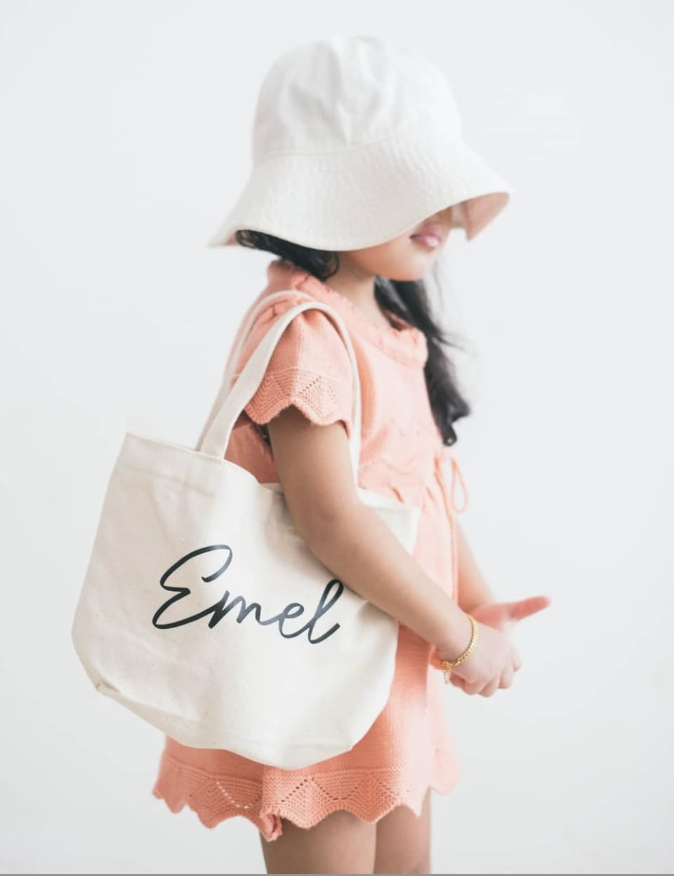 10×8×3 Inch - Small Canvas Tote Bags for Kids Mini Gift Bulk for Painting DIY Arts & Crafts Thick Fabric Bland Bags