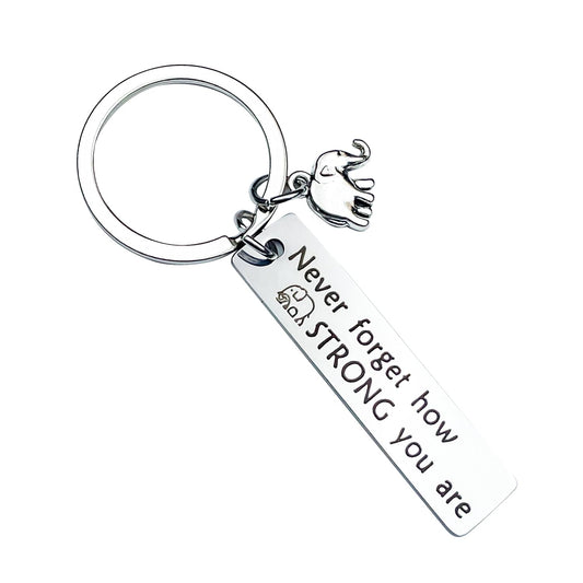 Elephant Gifts For Women Friends Small Inspirational Elephant Keychain Encouragement Gifts For Women Birthday Uplifting Gift Jewelry Christmas Gift Ideas