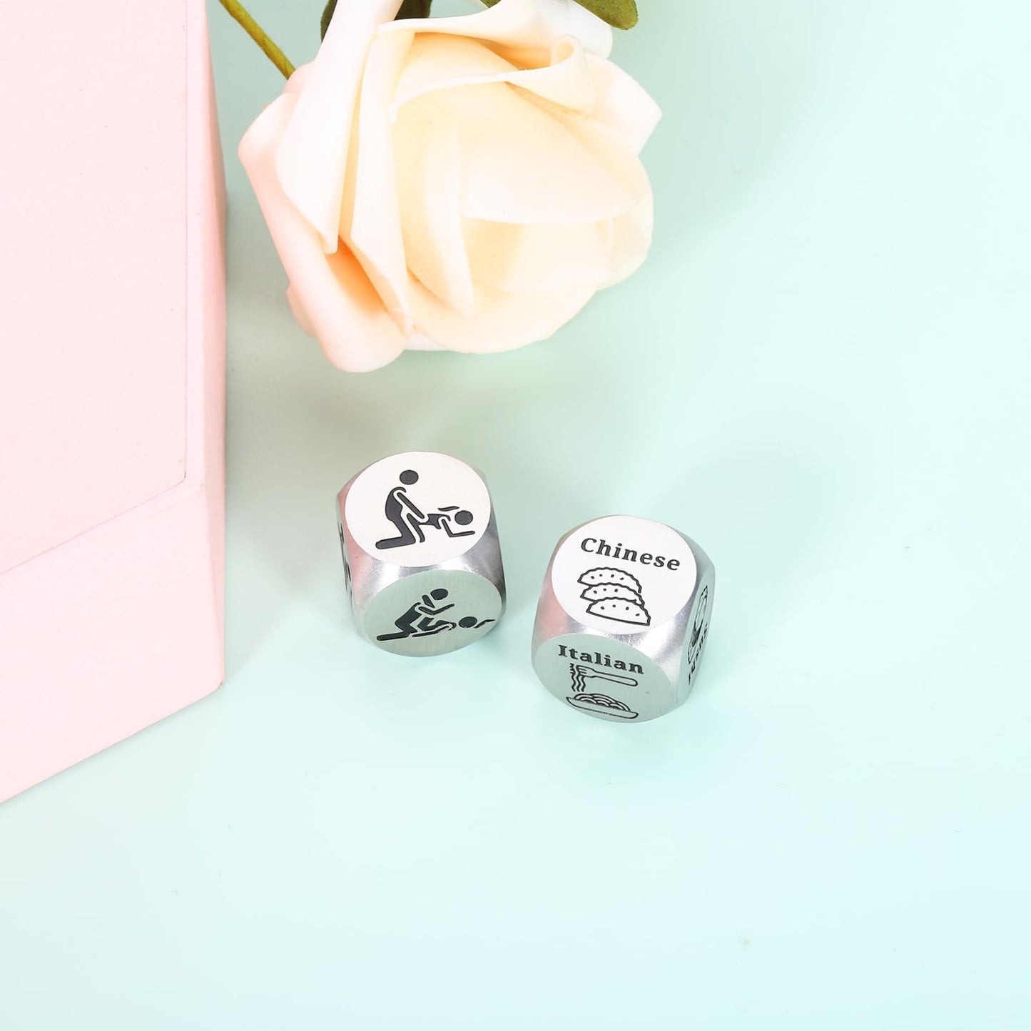 Sexy Position Dice for Husband Valentines Day Gift for Men Adult Games for Couples Date Night Valentines Day Gifts for Couples Game for Adults Naughty Date Night Dice Gift Ideas for Husband Wife 2 Pcs