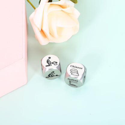 Sexy Position Dice for Husband Valentines Day Gift for Men Adult Games for Couples Date Night Valentines Day Gifts for Couples Game for Adults Naughty Date Night Dice Gift Ideas for Husband Wife 2 Pcs