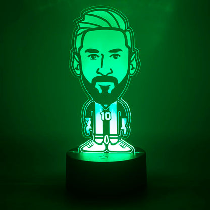 EXIGENT 3D LED Light Argentina Soccer Lamp Acrylic Illusion Night Flashing Cool (SoccerLamp_LM)