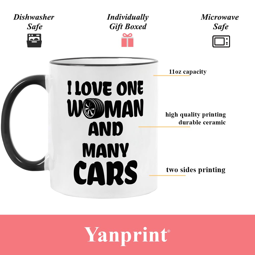 Funny Gifts for Car Lover, Car Guy Coffee Mug, Valentine's Day Birthday Christmas Gifts for Mechanic Husband Boyfriend Him, Gearhead Tea Cup 11 OZ