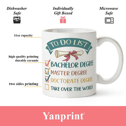 PhD Mug, Doctor Graduation Gifts, Doctorate Degree New Phd Tea Cup 11OZ