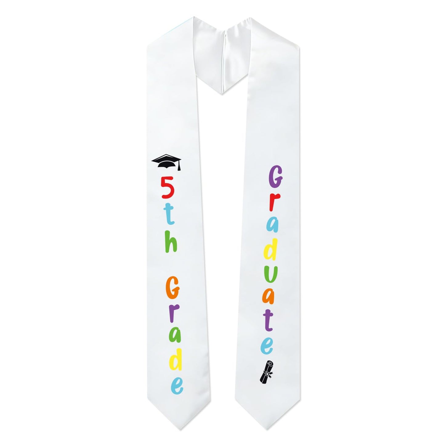 Aisosiks 5TH Grade Graduation Decorations 2026, 5th Grade Graduation Stole, 5TH Grade Graduation Sash for 5th Grade Graduation Party, Boy Girl Kids Fifth Grade Graduation Supplies JD-5TH