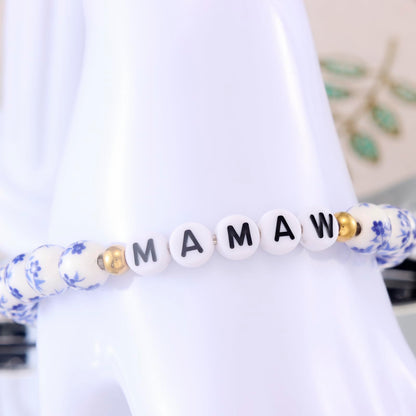 Mamaw Gifts Bracelet for Mothers Day Grandma from Grandkids Birthday Best Easter Gift for Mamaw
