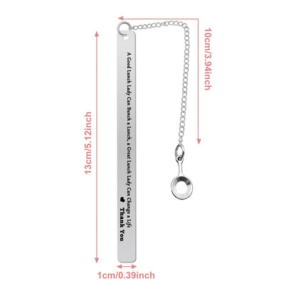 for Lunch Lady Appreciation Bookmark Gift for Lunch Lady Gift School Lunch Server Gift for Lunch Lady Thank You Gift for Lunch Lady Cooker Birthday Gift Thank You Gift for Lunch Lady