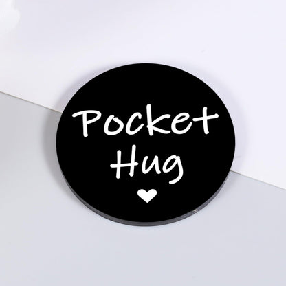 Perleddom Deployment Gift for Men Deployment Items for Adults Son Pocket Hug Token Military Isolation Gift for Boys Birthday Graduation Gifts for 18 Year Old Boy Soldier Army Mom Gifts