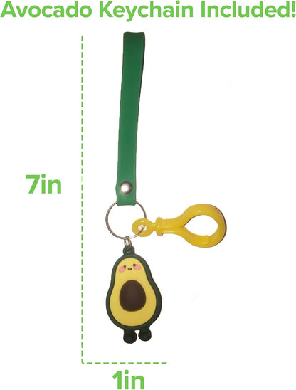 Avocado Coin Purse Pouch | Realistic Looking Wallet | Funny Novelty Gifts For Avocado Lover | Avocado Decor Decorations Accessories