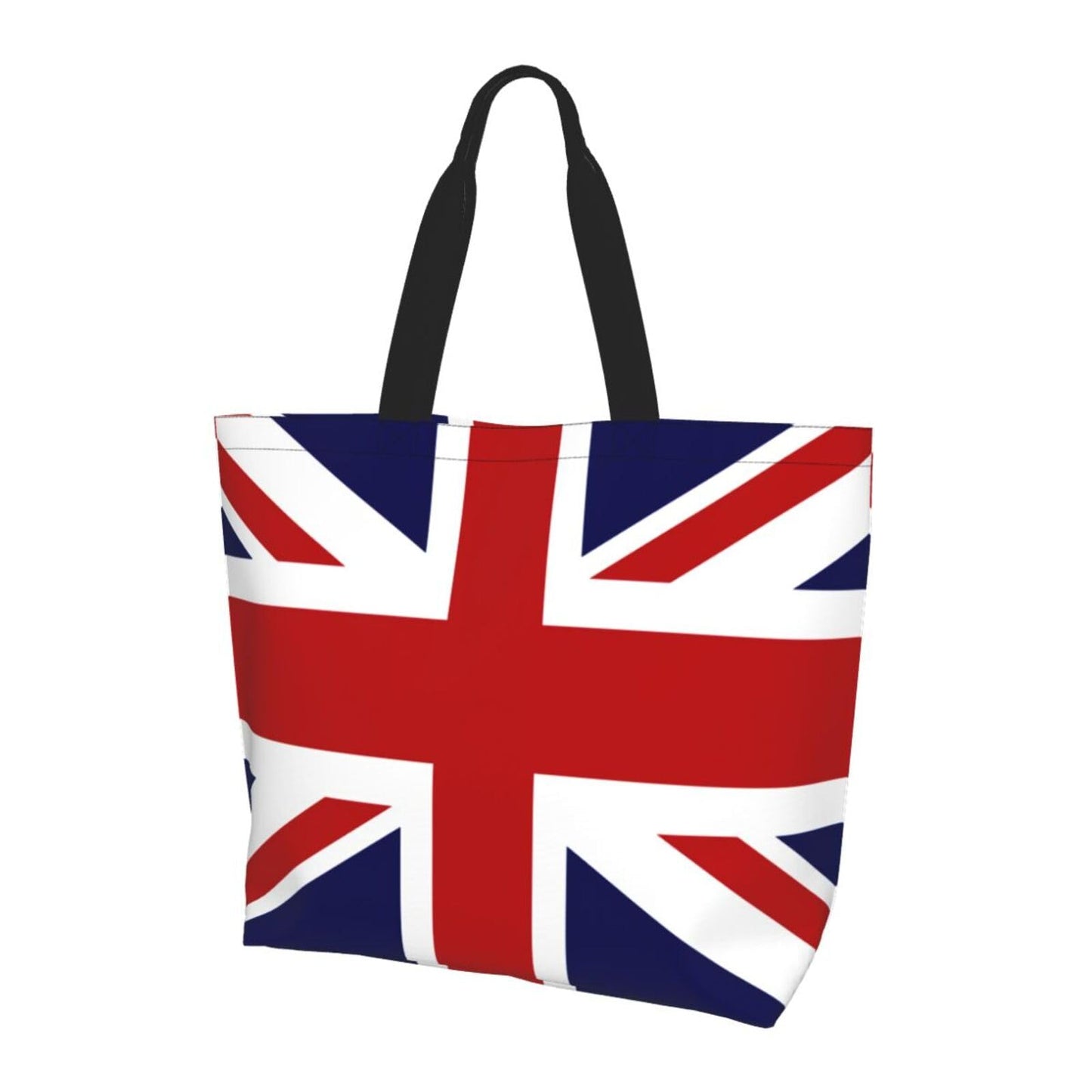 ASYG Cute Flag Tote Bag for Women and Men Reusable Shoulder Bags for Gym, Shopping, Beach,Travel