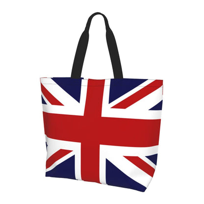 ASYG Cute Flag Tote Bag for Women and Men Reusable Shoulder Bags for Gym, Shopping, Beach,Travel