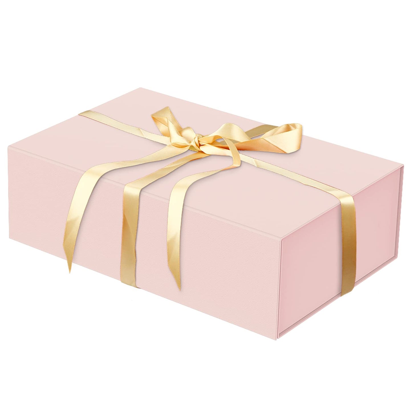 Luxury Large Gift Box 13.8"x9"x4.3" Storage Box Ribbon Magnetic Closure for Luxury Packaging Box for Mother's Day, Birthdays, Bridal Gifts,Weddings