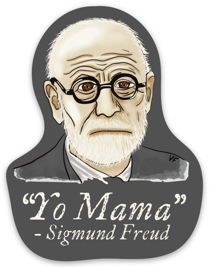 Funny Psychology Sticker, Waterbottle Decor, Laptop Decal, Psychologist Gift, Science Joke, Psychiatry Vinyl Decal