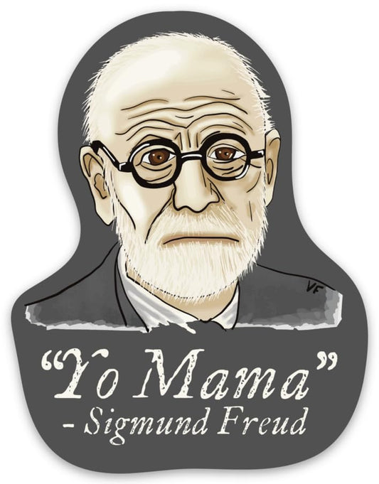 Funny Psychology Sticker, Waterbottle Decor, Laptop Decal, Psychologist Gift, Science Joke, Psychiatry Vinyl Decal
