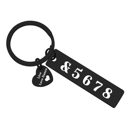 Xiahuyu Dance Teacher Appreciation Gifts Dance Teacher Keychain Dance Team Gift Dance Lover Gift Dance Instructor Gift Christmas Birthday End of Year Gift Thank You Gift for Dance Teacher