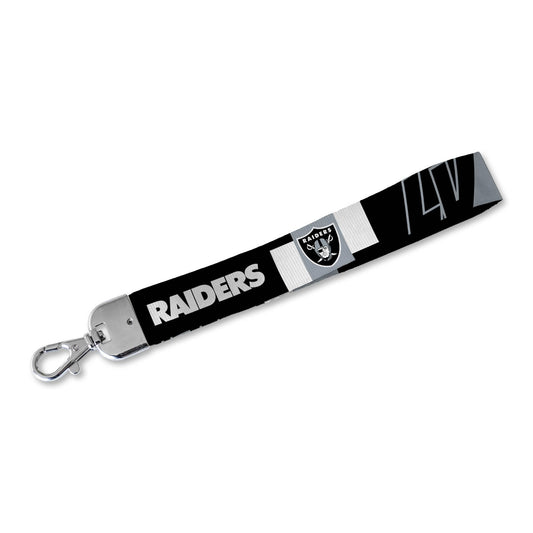 Rico Industries NFL Football Standard Wrist Lanyard Key Chain, Cute Wristlet Strap Holder for Car Keys ID Badges Card Wallet